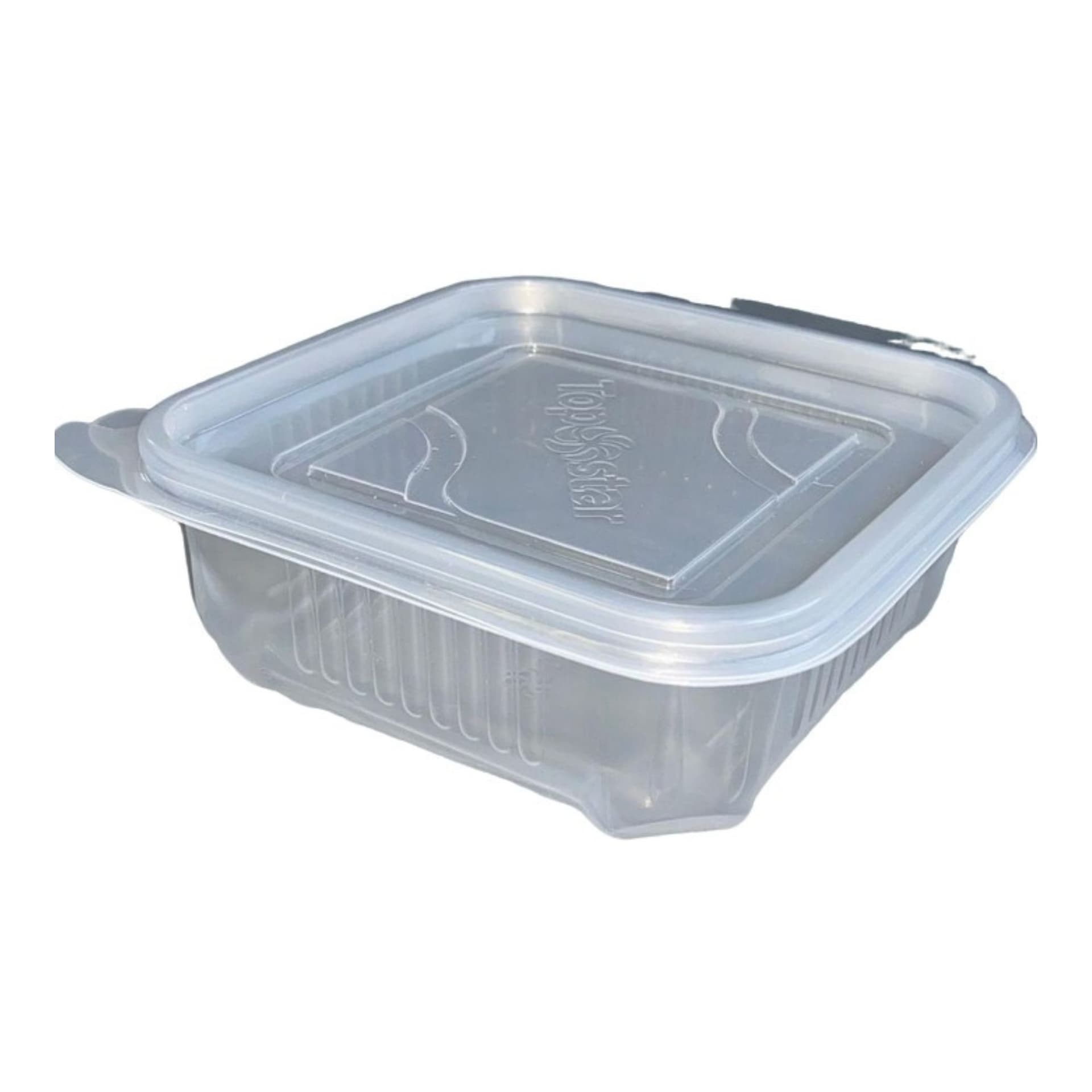 Embalagem marmita hermética 500mL quadrada 120un Starpack