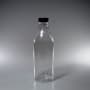 Garrafa 1 Litro transparente redonda 35un Galvanotek G3500