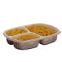 Embalagem marmita 3 divisórias funda 1150mL 100un Galvanotek G330